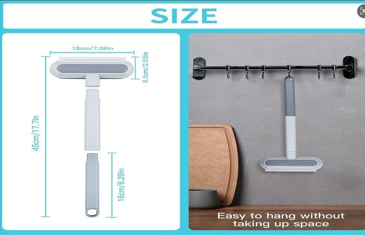 4 in 1 Pet Hair Remover for Furniture, Multifunctional Pet Hair Removal Brush Reusable Pet Hair Remover Tool 2025 New Pets Hair Remover for Couch Carpets, Clothes, Bedding, Window