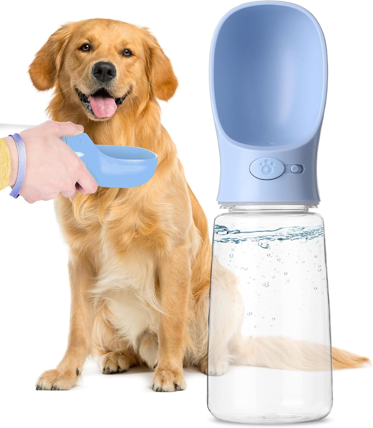 - Portable Dog Water Bottle, 19 Oz, Large