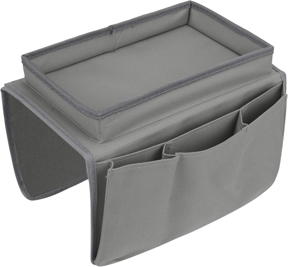 2 in 1 Waterproof Armrest Covers Sofa Arm Organizer with 14 Pockets for Tablet Magazines TV Remote Holder, Anti-Slip Recliner Couch Armchair Slipcover Furniture Sofa Arm Protector Storage Caddy Pouch