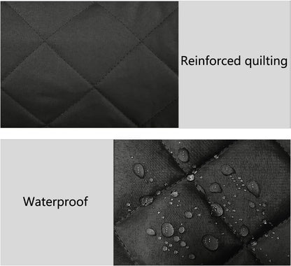 2 in 1 Waterproof Armrest Covers Sofa Arm Organizer with 14 Pockets for Tablet Magazines TV Remote Holder, Anti-Slip Recliner Couch Armchair Slipcover Furniture Sofa Arm Protector Storage Caddy Pouch